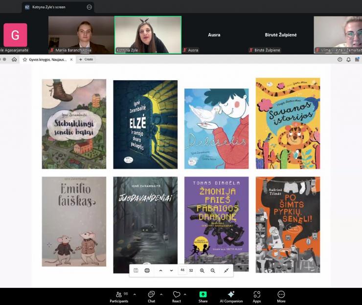 Spalio 28 d. ir lapkričio 11 d. vyko seminaras „Gyvos knygos: kaip prakalbinti vaikų literatūrą“