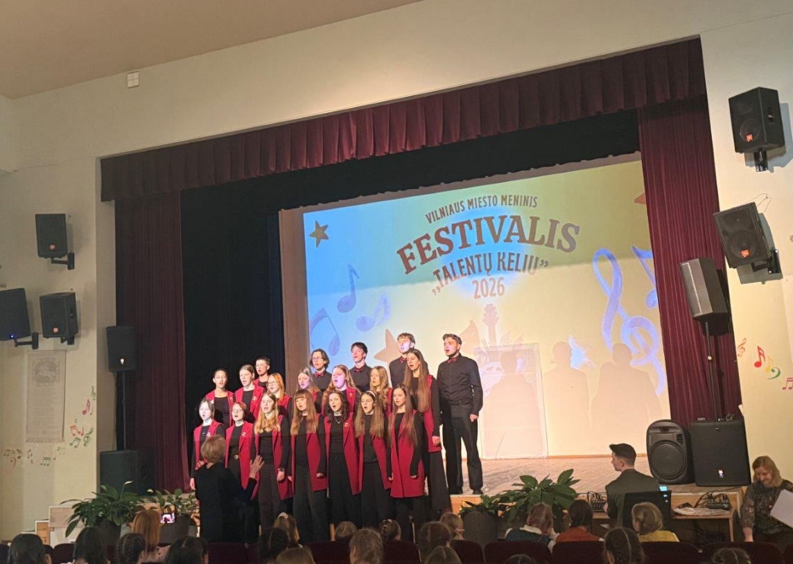 Kamerinis choras dalyvavo Vilniaus miesto menų festivalyje „Talentų keliu“