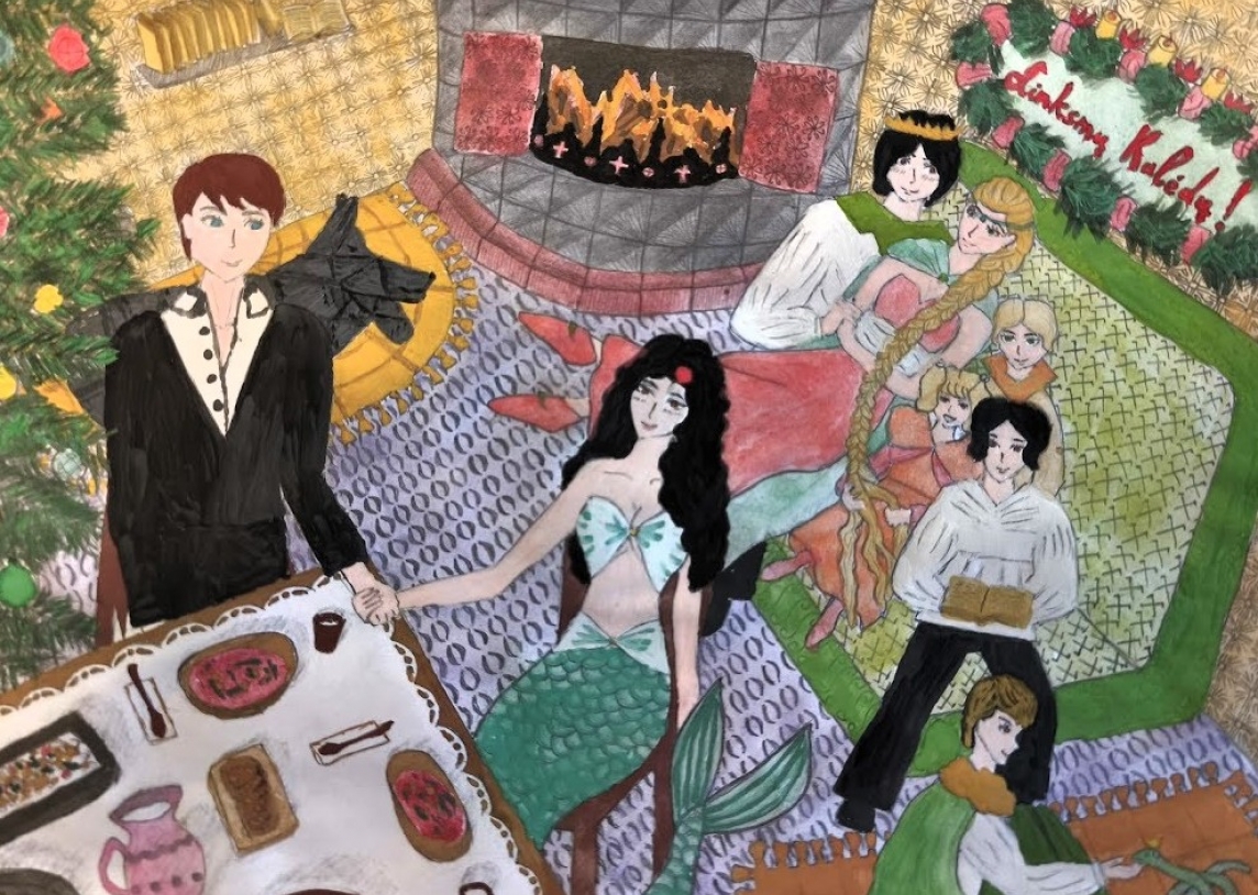 Tarptautinis nuotolinis mokinių meninės kūrybos konkursas „DZIDELI DZYVAI, KALĖDA“